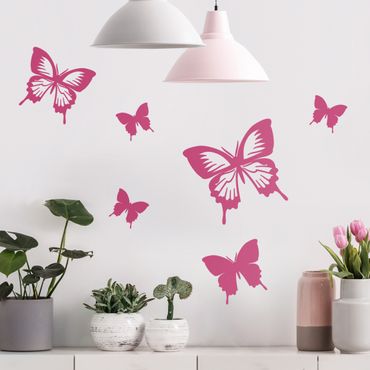 Autocolantes de parede Complementery Set Butterflies