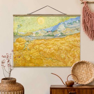 Quadros em tecido Vincent Van Gogh - The Harvest, The Grain Field