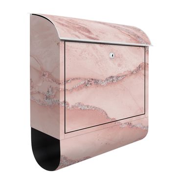Caixas de correio Colour Experiments Marble Light Pink And Glitter