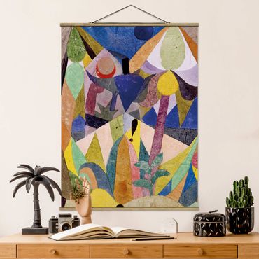Quadros em tecido Paul Klee - Mild tropical Landscape