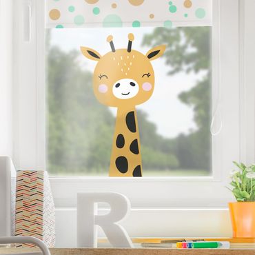 Autocolantes para vidros Baby Giraffe