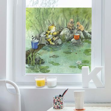 Péliculas para janelas Little Tiger - Fishing