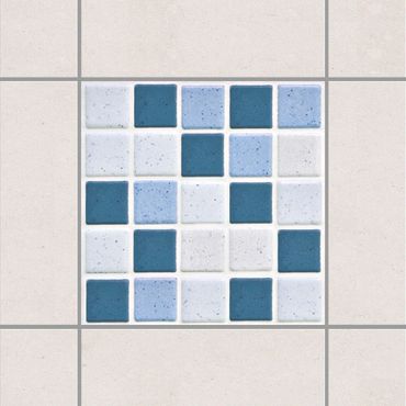 Autocolantes para azulejos Mosaic Tiles Blue Gray