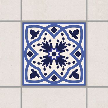 Autocolantes para azulejos Portuguese tile white