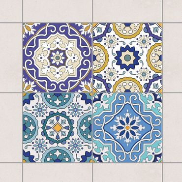 Autocolantes para azulejos 4 Spanish tiles ornaments