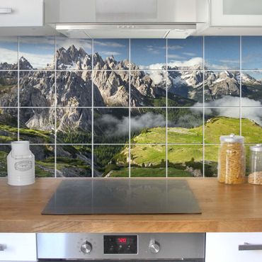 Películas para azulejos Italian Alps
