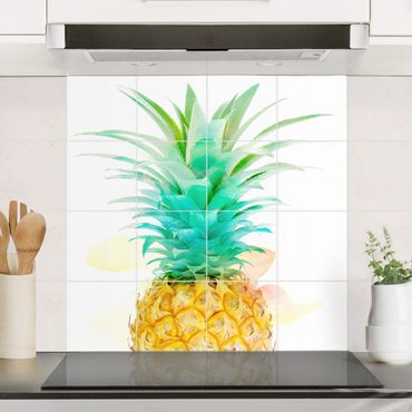 Películas para azulejos Pineapple Watercolour