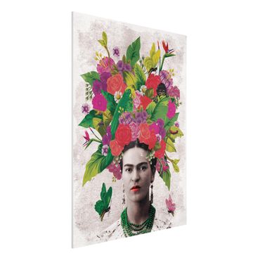 Quadros forex Frida Kahlo - Flower Portrait