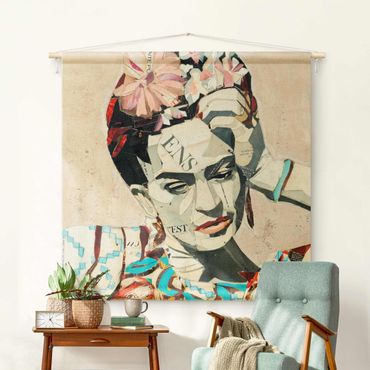 Tapeçaria de parede Frida Kahlo - Collage No.1