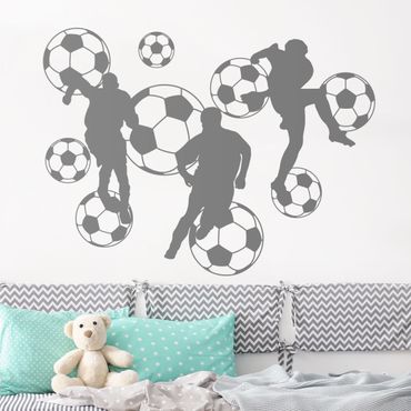 Autocolantes de parede Football Collage