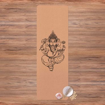 Tapete de ioga Ganesha