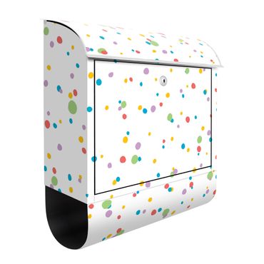 Caixas de correio Drawn Little Dots Colourful