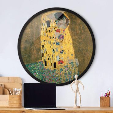 Quadros com moldura Gustav Klimt - The Kiss