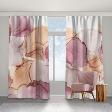 Cortinas Autumn Vibes In Purple And Copper