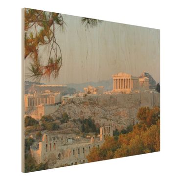 Quadros em madeira Acropolis