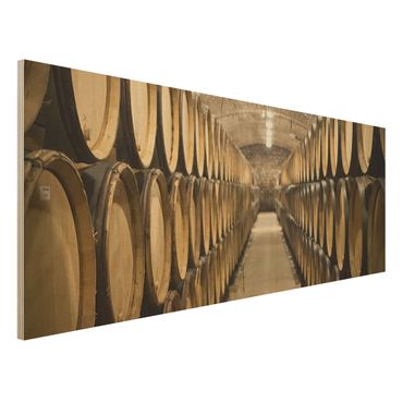 Quadros em madeira Wine cellar