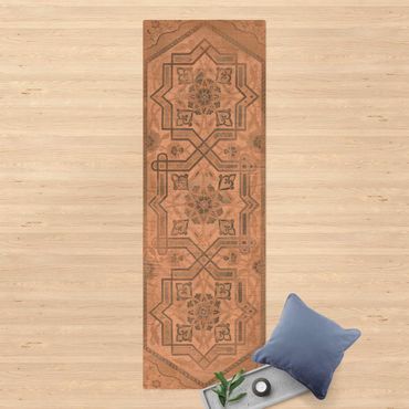 Tapete de cortiça Wood Panels Persian Vintage III
