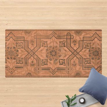 Tapete de cortiça Wood Panels Persian Vintage III