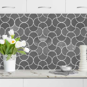 Backsplash de cozinha Ceramic Tiles - Grey
