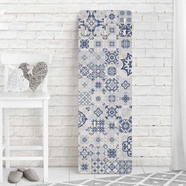 Cabides de parede Ceramic Tiles Agadir Blue