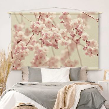 Tapeçaria de parede Dancing Cherry Blossoms