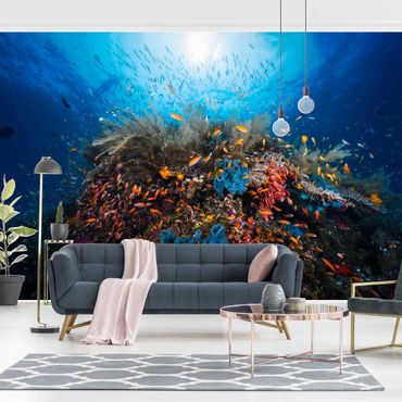 Mural de parede Lagoon Underwater