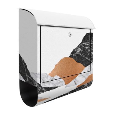 Caixas de correio Landscape In Marble And Copper II
