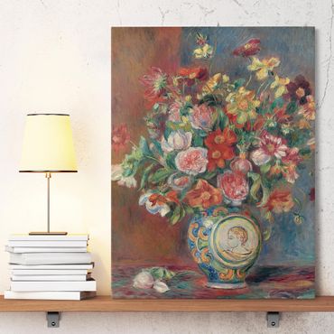 Telas decorativas Auguste Renoir - Flower vase