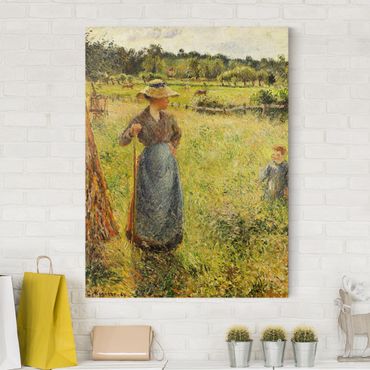 Telas decorativas Camille Pissarro - The Haymaker