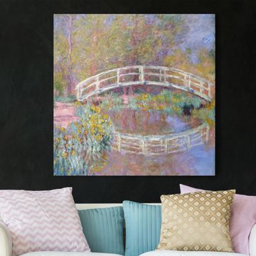 Telas decorativas Claude Monet - Bridge Monet's Garden