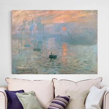 Telas decorativas Claude Monet - Impression (Sunrise)