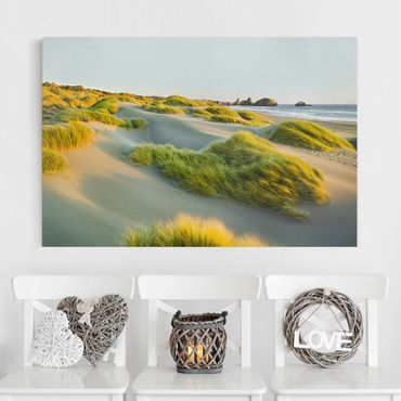 Telas decorativas Dunes And Grasses At The Sea