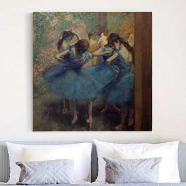 Telas decorativas Edgar Degas - Blue Dancers