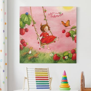 Telas decorativas Little Strawberry Strawberry Fairy - Tree Swing