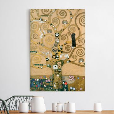 Telas decorativas Gustav Klimt - The Tree of Life