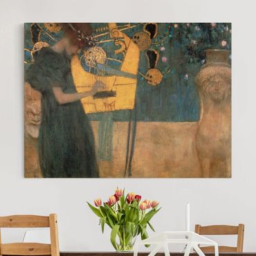 Telas decorativas Gustav Klimt - Music
