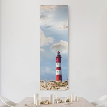 Telas decorativas Lighthouse Between Dunes