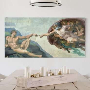 Telas decorativas Michelangelo - The Sistine Chapel: The Creation Of Adam