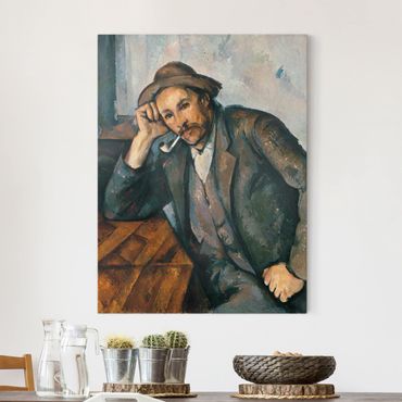 Telas decorativas Paul Cézanne - The Pipe Smoker