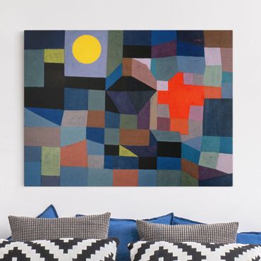 Telas decorativas Paul Klee - Fire At Full Moon