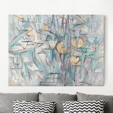 Telas decorativas Piet Mondrian - Composition X
