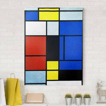 Telas decorativas Piet Mondrian - Tableau No. 1