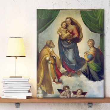 Telas decorativas Raffael - The Sistine Madonna