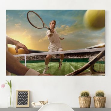 Telas decorativas Tennis Player