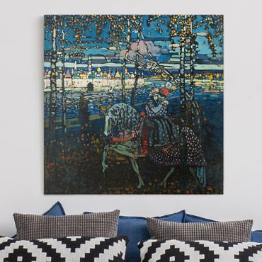 Telas decorativas Wassily Kandinsky - Riding Paar