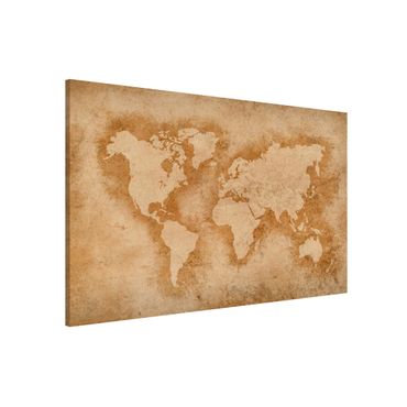 Quadros magnéticos Antique World Map