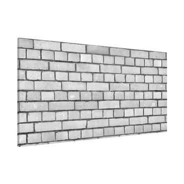 Quadros magnéticos Brick Wallpaper White London