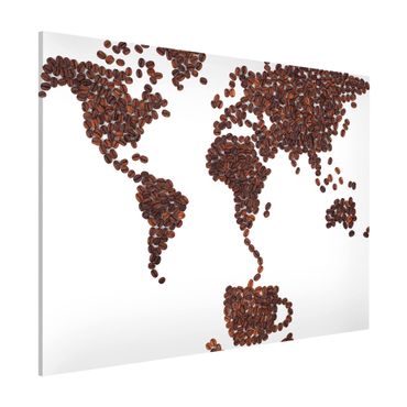 Quadros magnéticos Coffee around the world