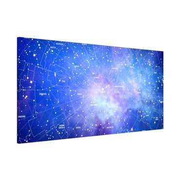 Quadros magnéticos Stelar Constellation Star Chart