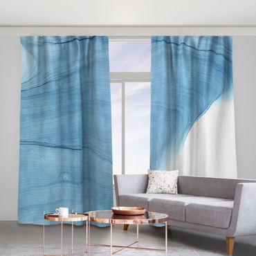 Cortinas Mottled Mid-Blue